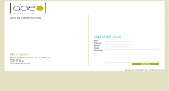 Desktop Screenshot of abeo-group.com